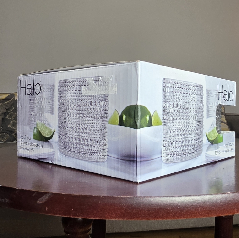 Halo Set of Four Rock Glasses - 13.5 oz - Picture 3 of 4